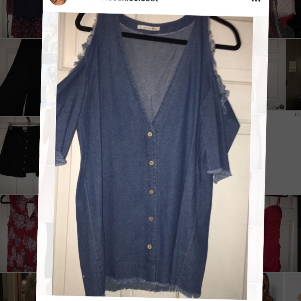 Denim dress